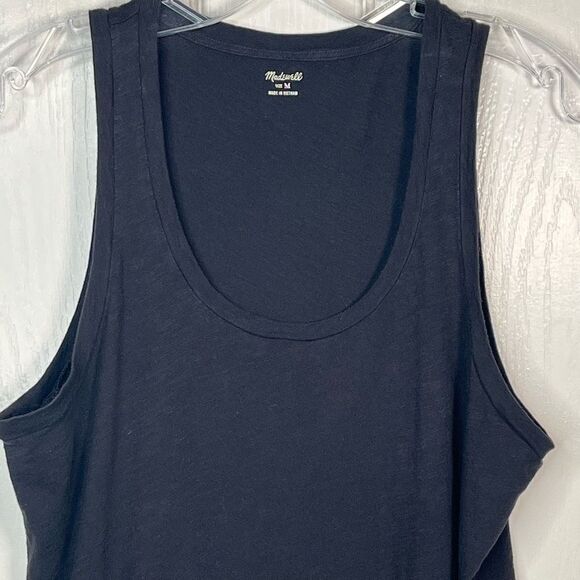 Madewell Sz M Black Tank Top - Picture 2 of 9